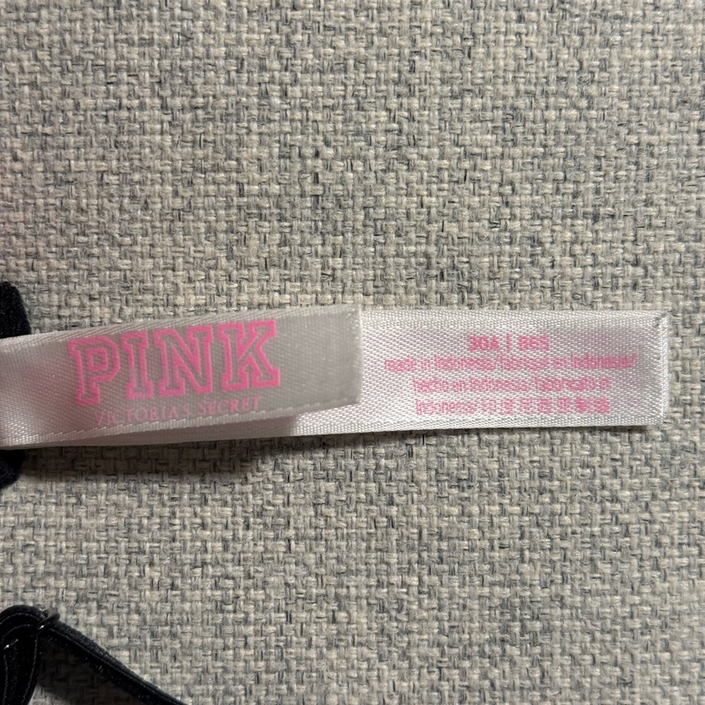 PINK Victoria's Secret Black Mega Push Up Bra - Picture 3 of 5